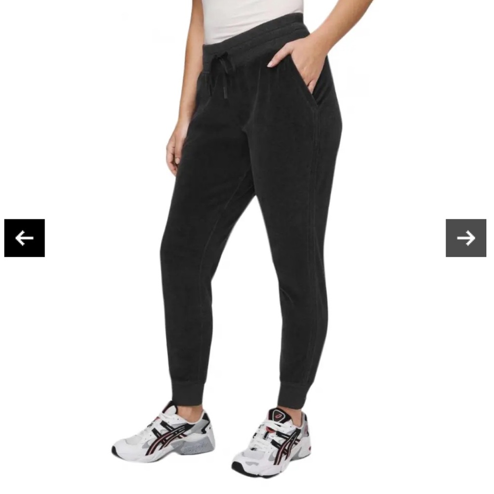 Lululemon Warm Down Jogger Velour Heathered Black